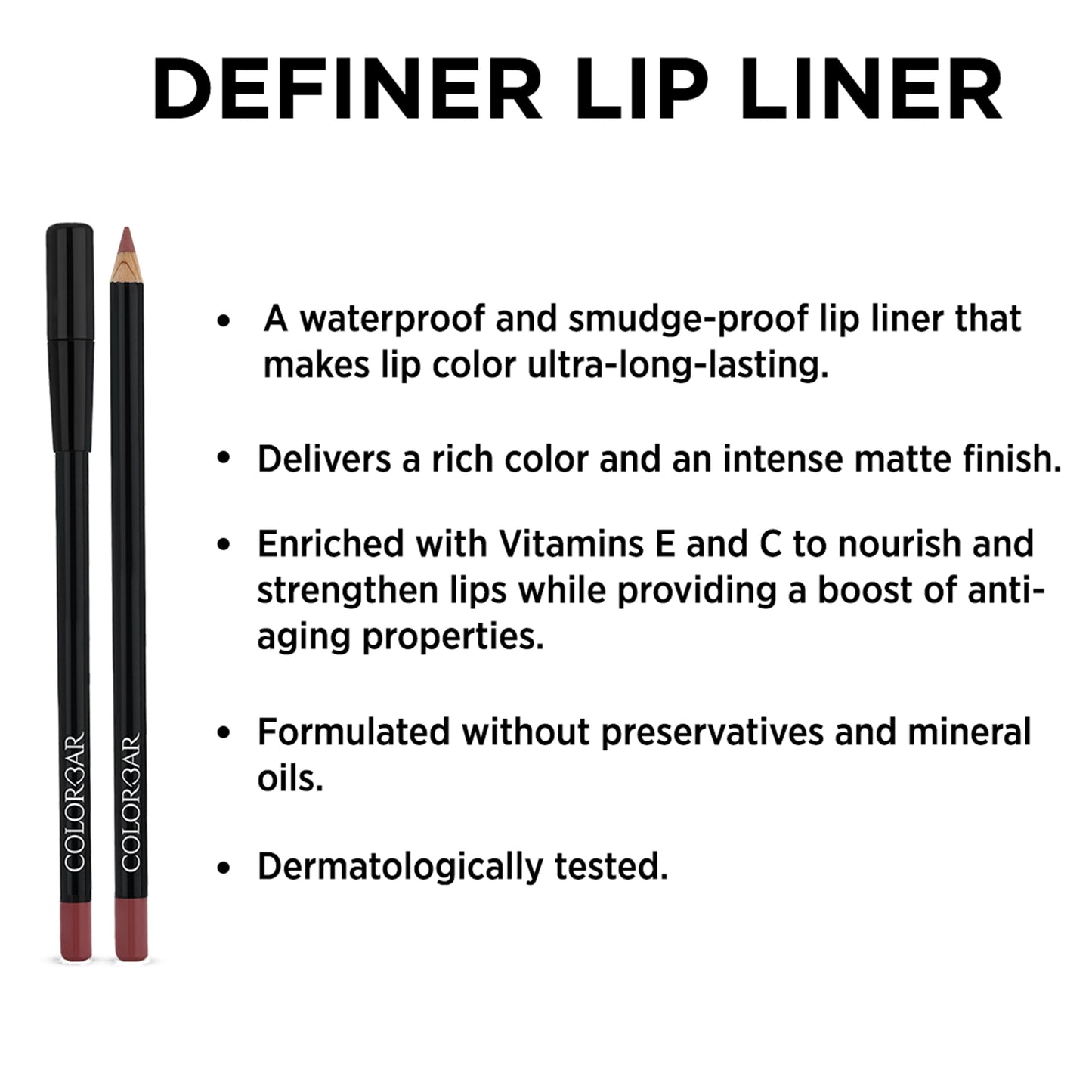 Colorbar Definer Lip Liner New Perfect Maroon