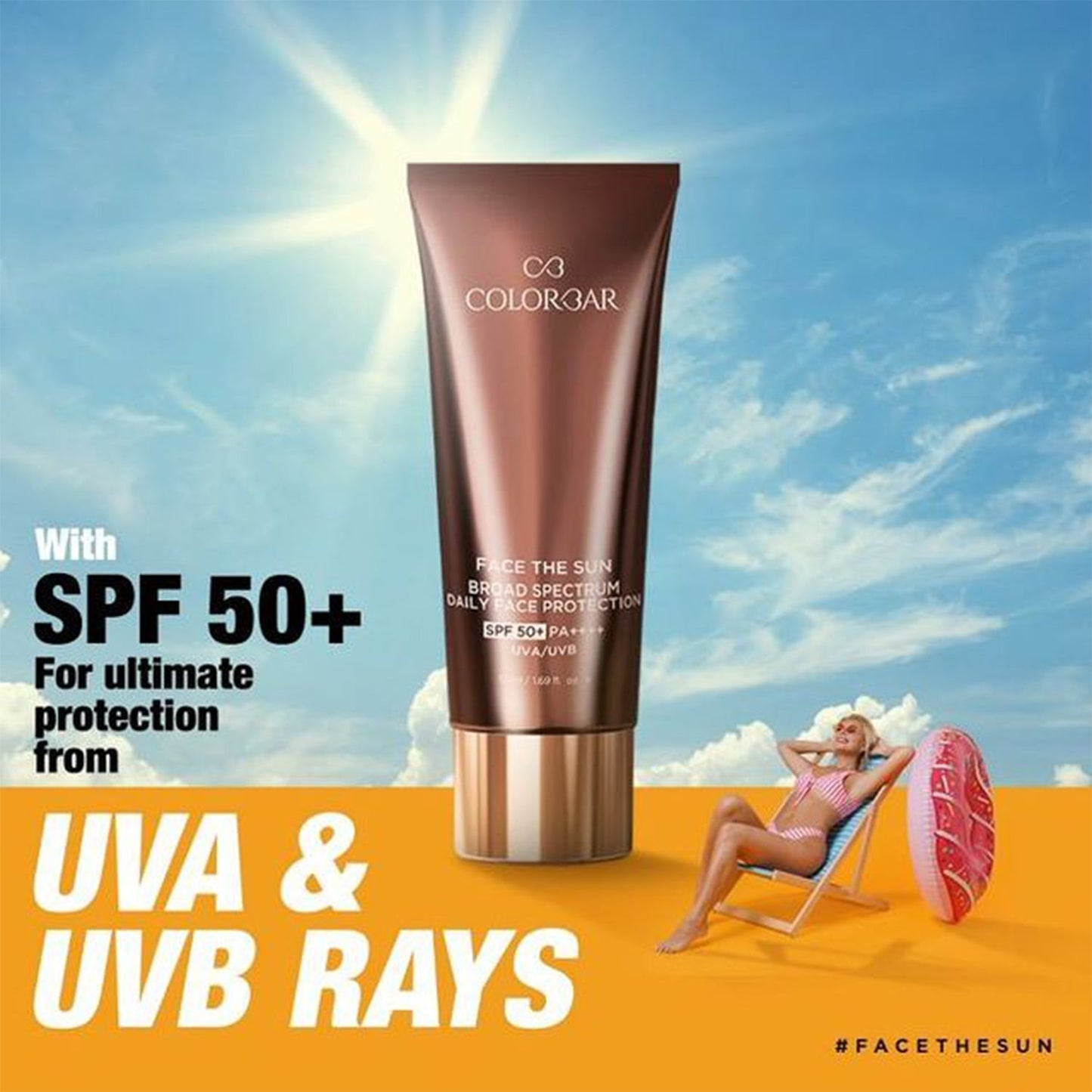 Colorbar Sunscreen Face The Sun Broad Spectrum Daily Face Protector