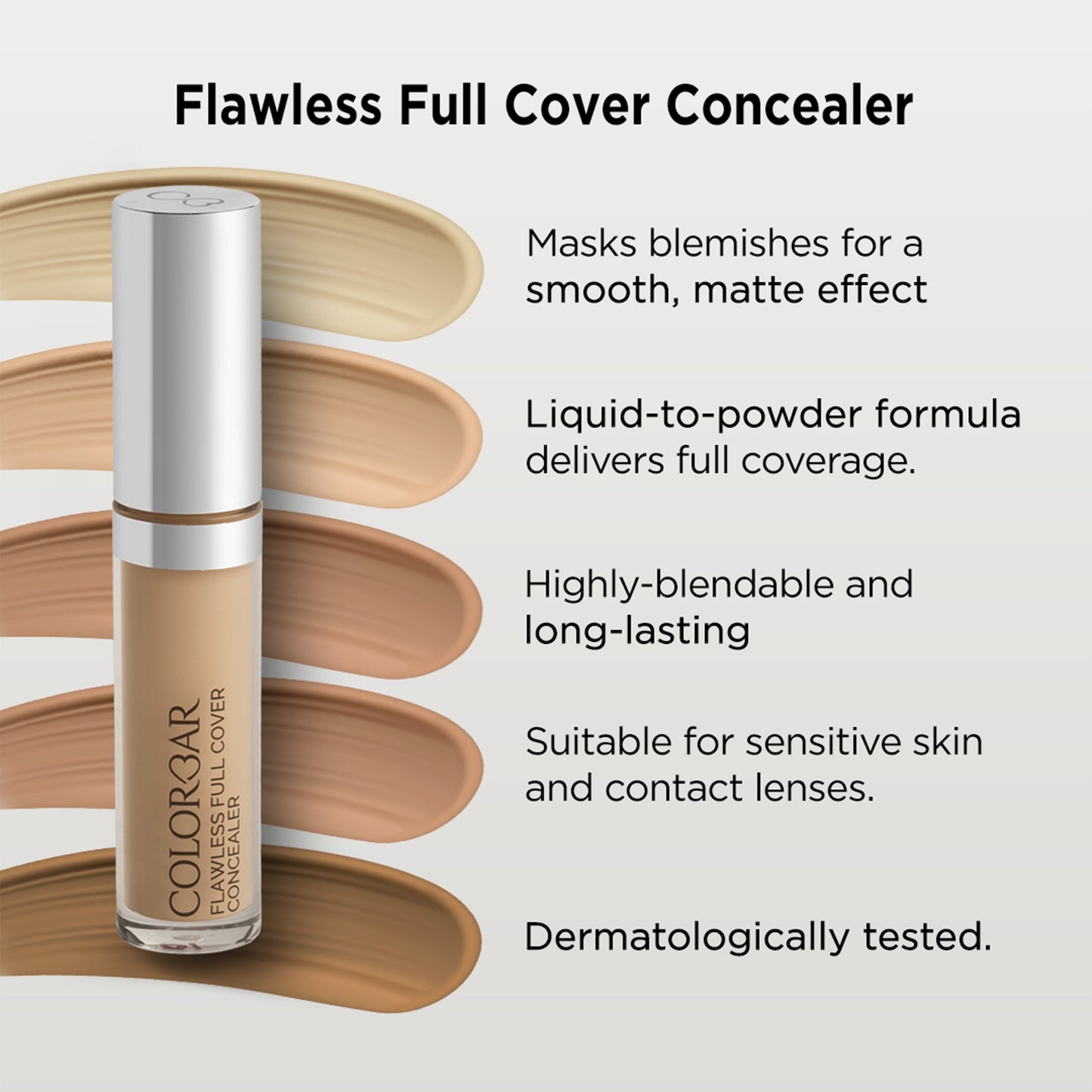 Colorbar Flawless Full Cover Concealer New Silk