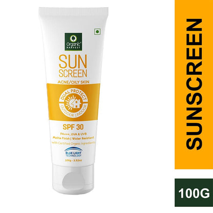 Organic Harvest Sunscreen - For Oily Skin SPF 30