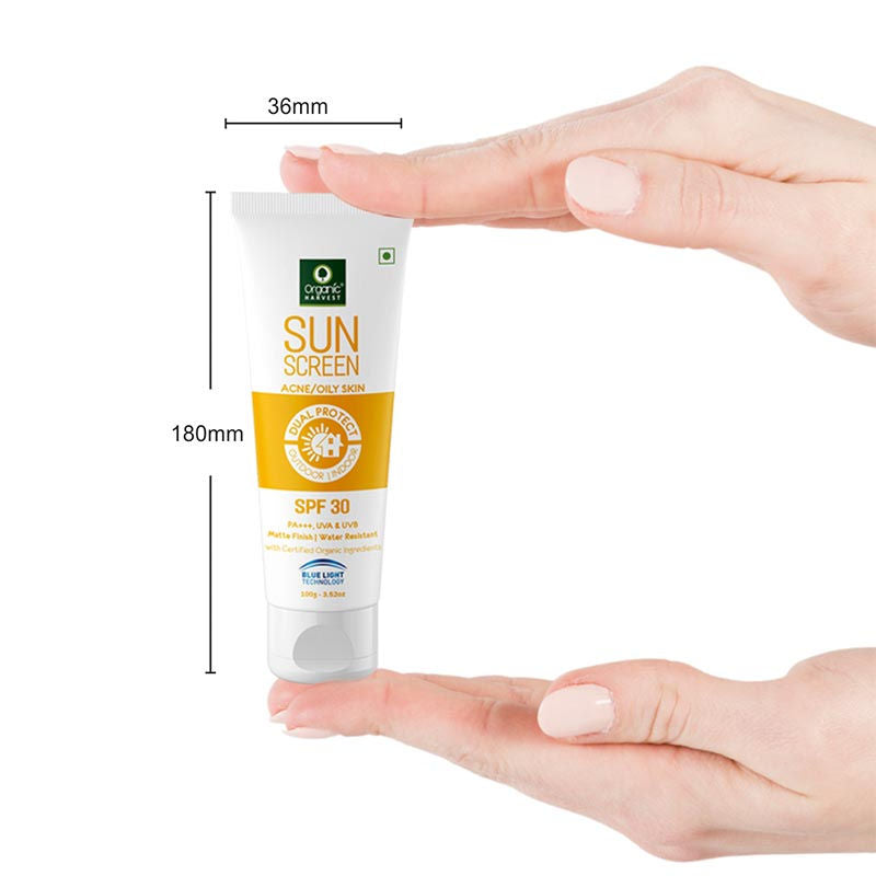 Organic Harvest Sunscreen - For Oily Skin SPF 30