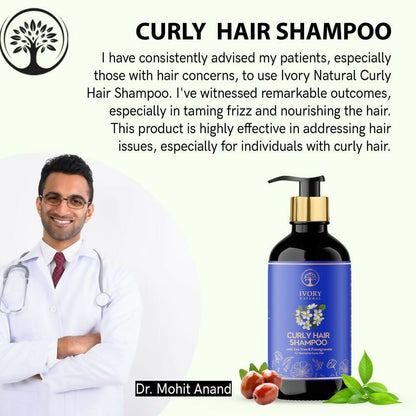 Ivory Natural Curly Hair Shampoo For Smooth, Well-Defined Curls