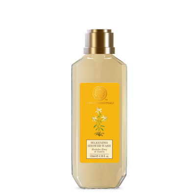 Forest Essentials Travel Size Silkening Shower Wash Mashobra Honey & Vanilla