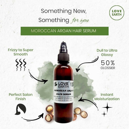 Love Earth Moroccan Argan Hair Serum