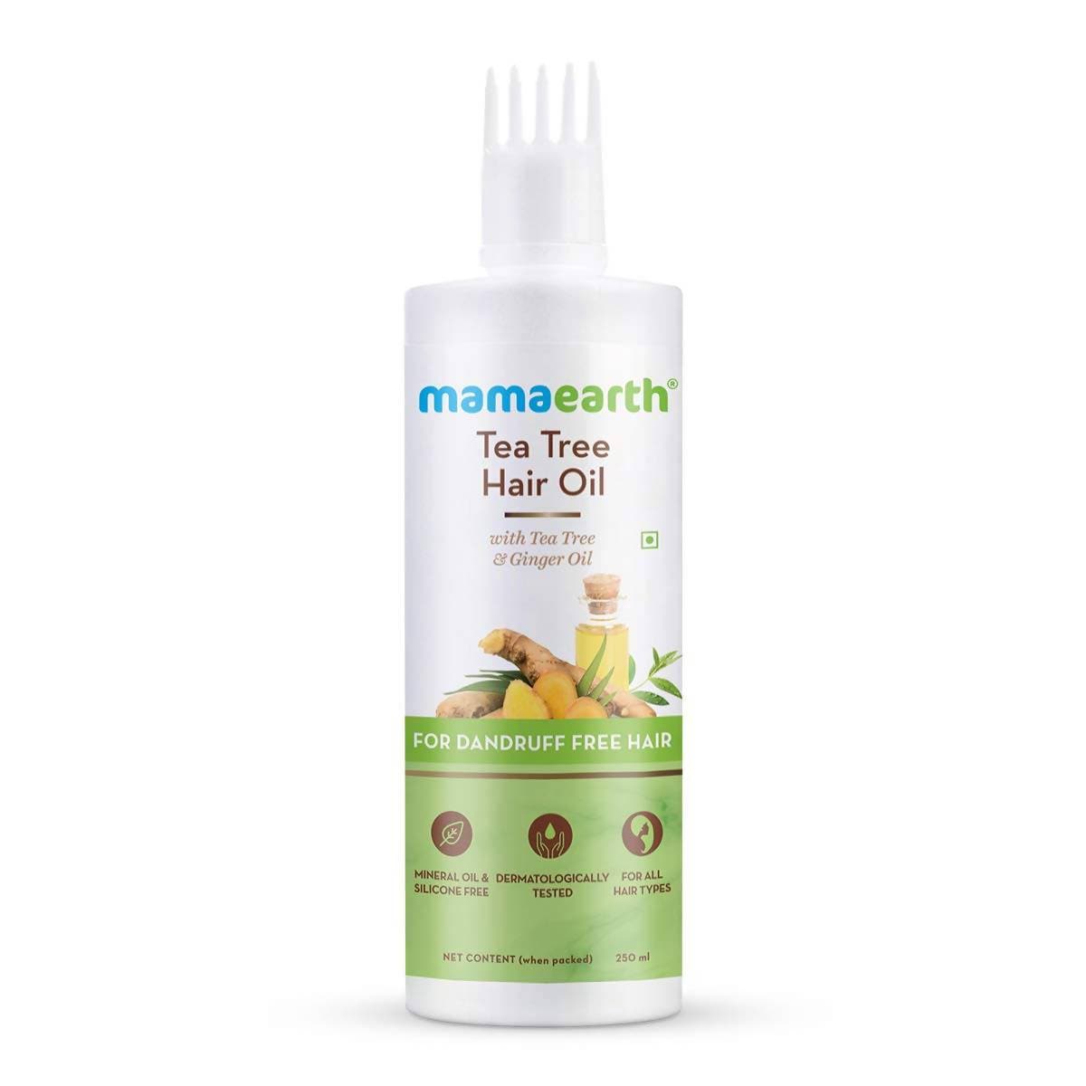 Mamaearth Tea Tree Hair Oil For Dandruff Free Hair