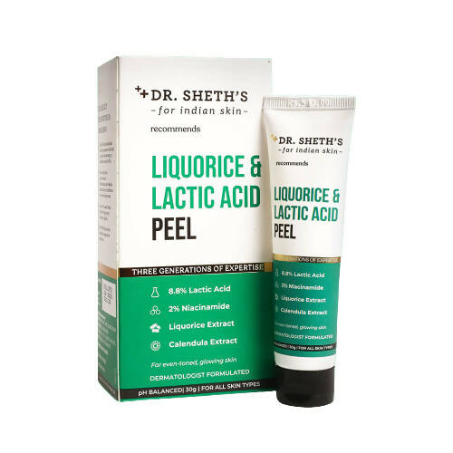 Dr. Sheth's Liquorice & Lactic Acid Peel Mask -  USA 