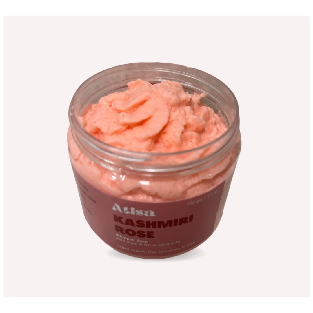 Atisa Kashmiri Rose Whipped Soap