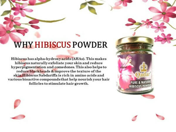 Qadar Pure & Natural Hibiscus Powder