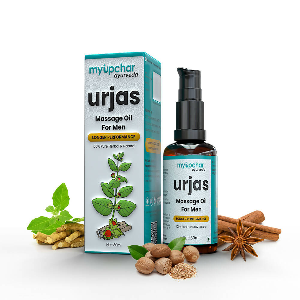 myUpchar Ayurveda Urjas Massage Oil For Men