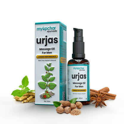 myUpchar Ayurveda Urjas Massage Oil For Men