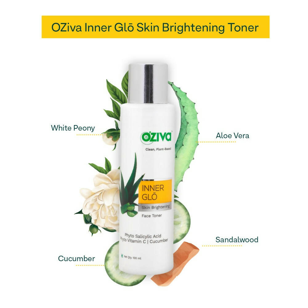 OZiva Inner Glo Skin Brightening Face Toner