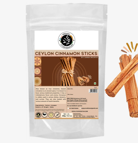 Organic Ayurvedistan Ceylon Cinnamon Sticks -  buy in usa 
