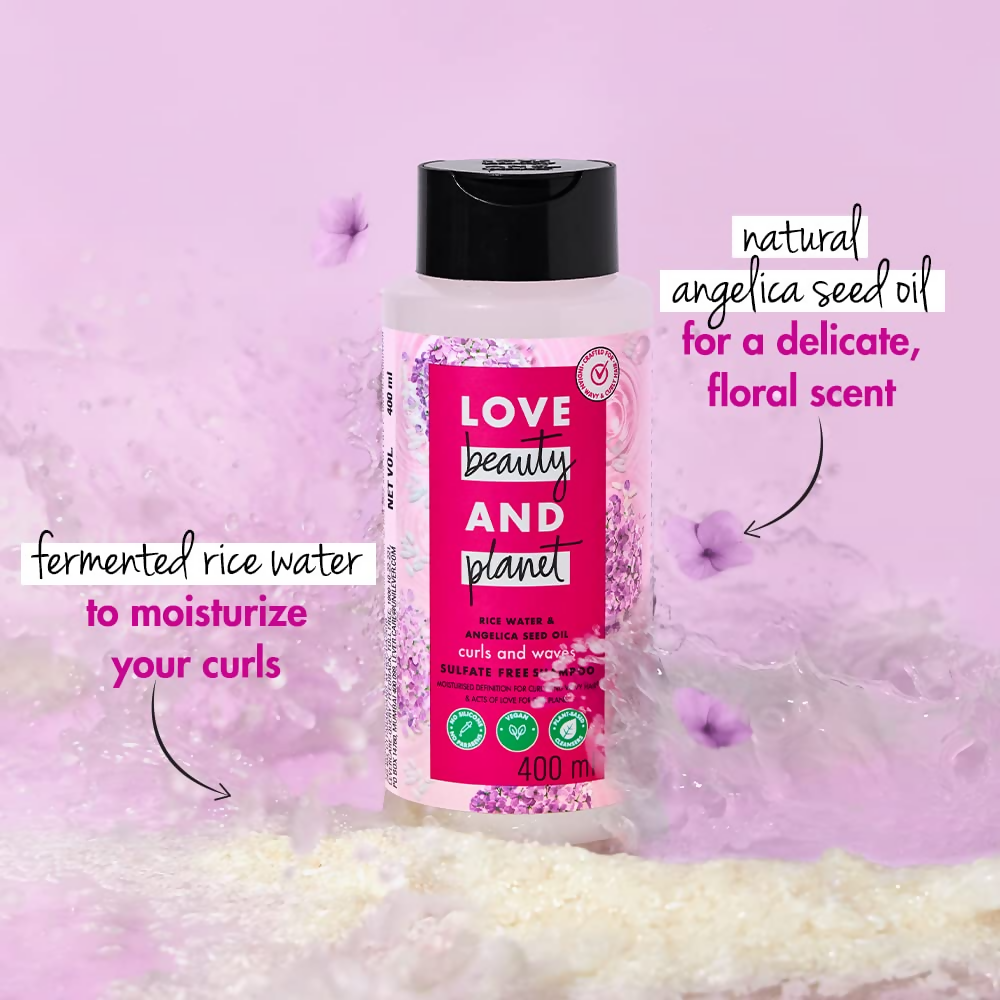 Love Beauty And Planet Rice Water & Angelica Seed Oil Shampoo