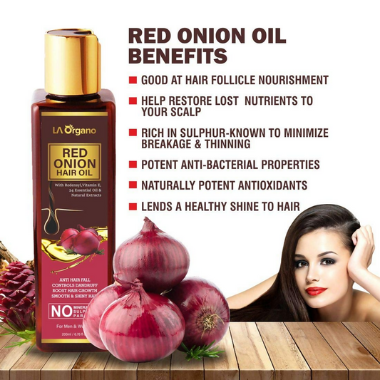 LA Organo Red Onion Hair Oil