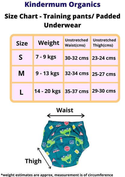 Kindermum Polka-Stars Set Of 2 Training Pants For Kids