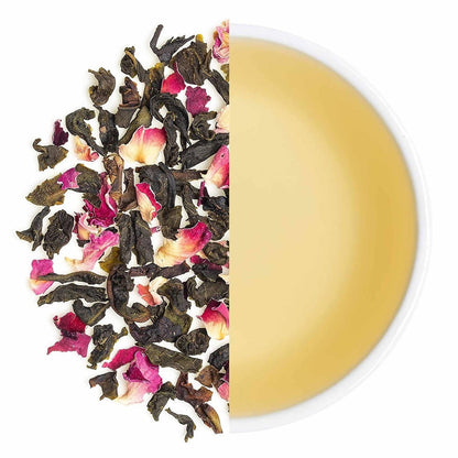 Teabox Organic Rose Green Tea Loose Leaves