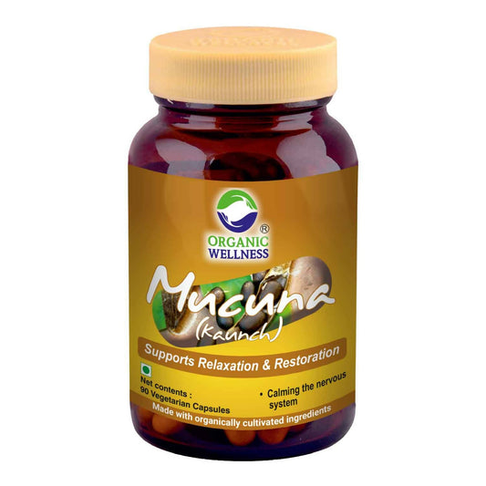 Organic Wellness Mucuna Kaunch Vegetarian Capsules - BUDEN