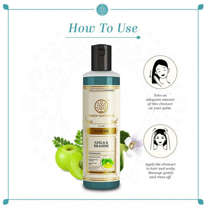 Khadi Natural Amla & Brahmi Hair Oil