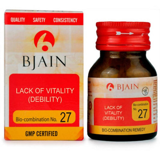 Bjain Homeopathy Bio Combination No.27 Tablet - usa canada australia