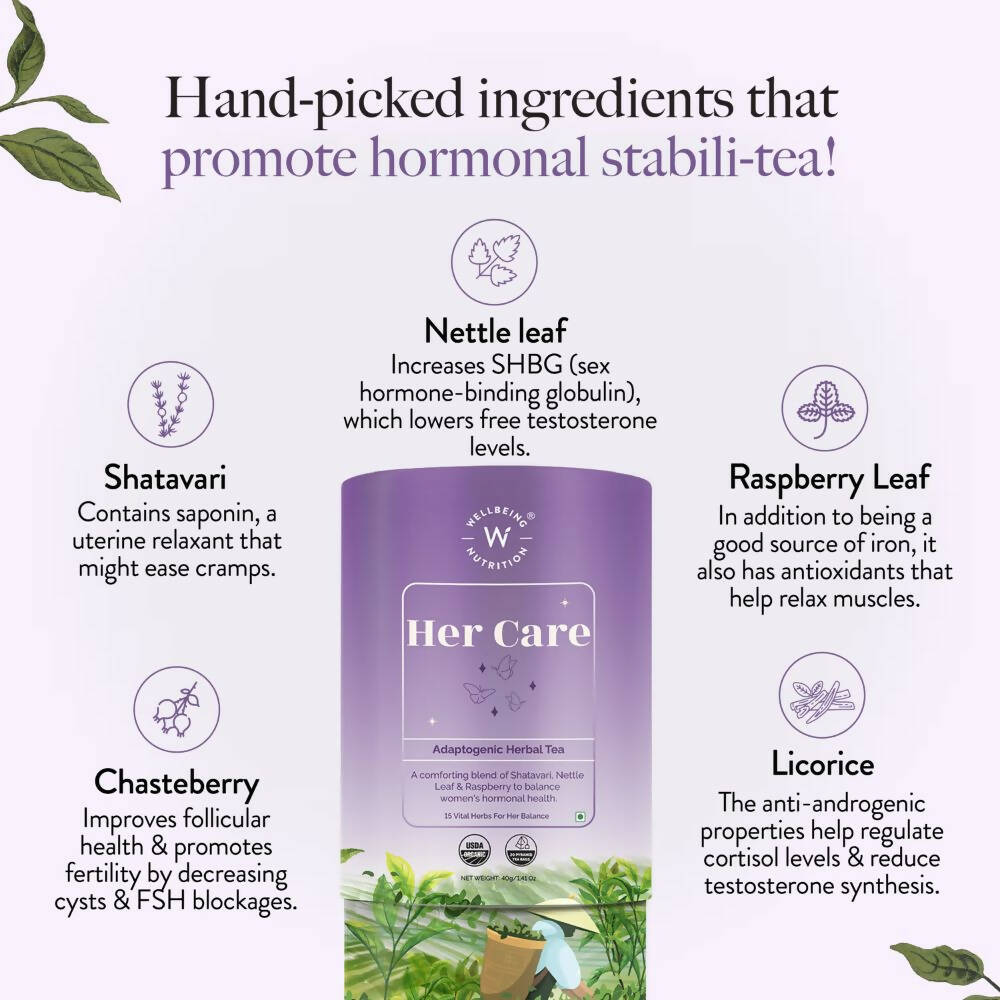 Wellbeing Nutrition Her Care Herbal Tea