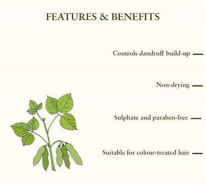 Just Herbs Ayurvedic Dandruff Control Soya Protein Shampoo