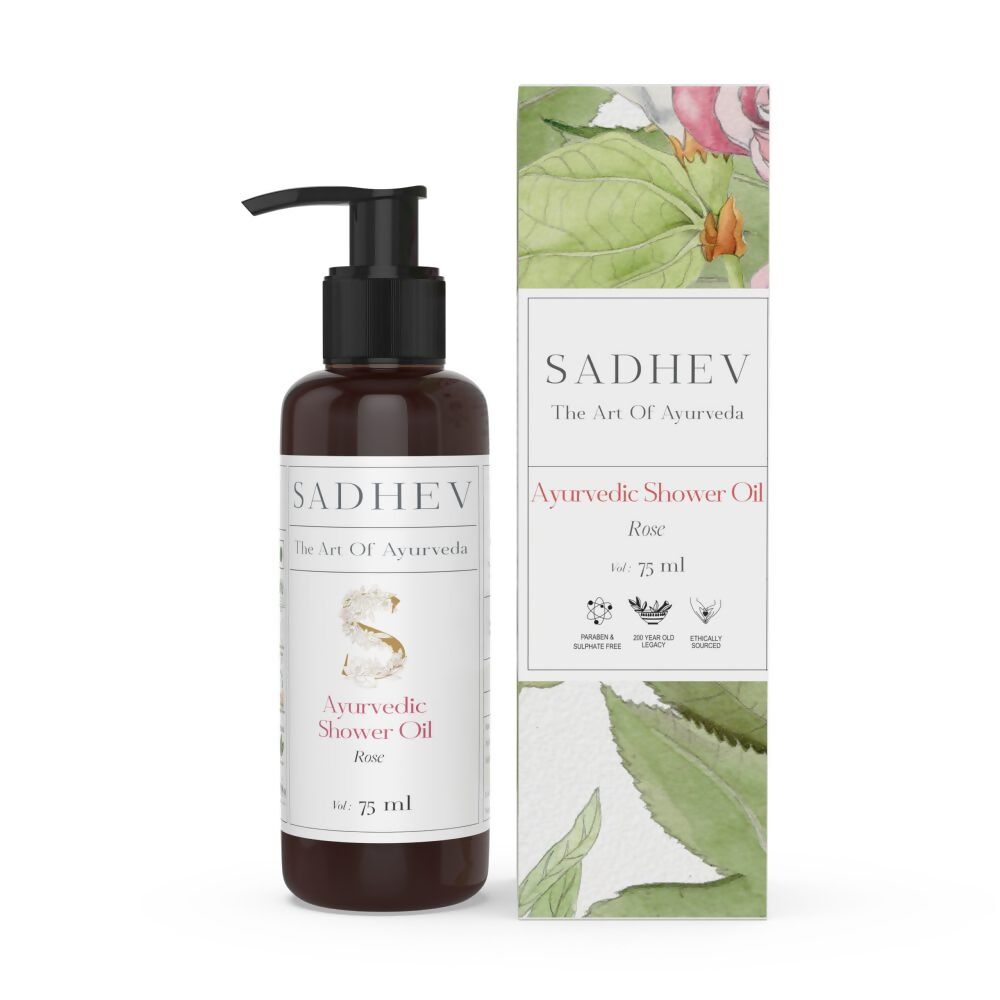 Sadhev Ayurvedic Rose Shower Oil