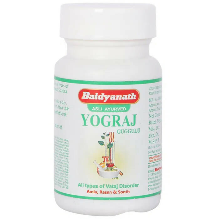 Baidyanath Jhansi Yograj Guggulu Tablets - BUDNE