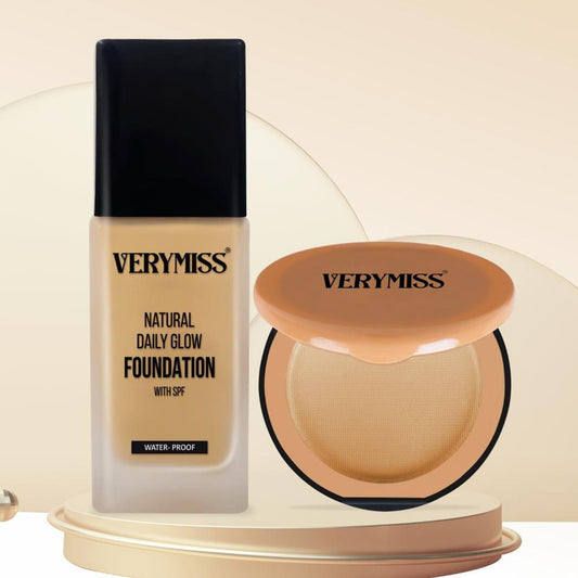 VERYMISS Foundation + Compact Powder - Vmfd06-03, Vmc05-03 - 400GM