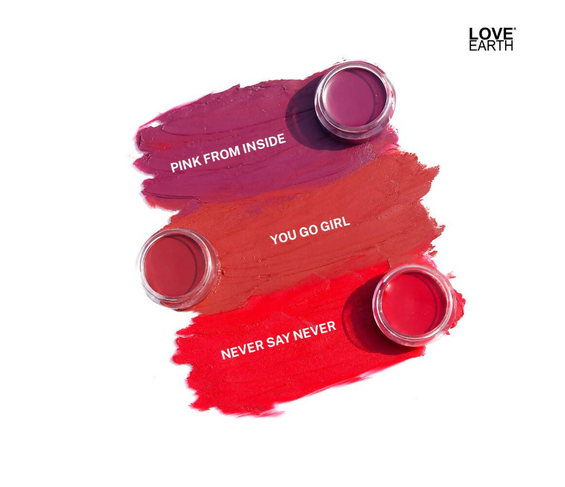 Love Earth Lip Tint & Cheek Tint Multipot - Pink From Inside