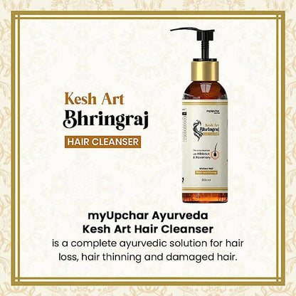 myUpchar Ayurveda KeshArt Bhringraj Hair Cleanser Shampoo