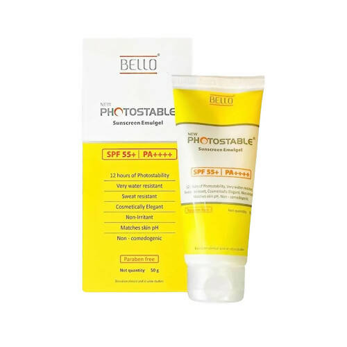 Bello Photostable Sunscreen Emulgel SPF 55+