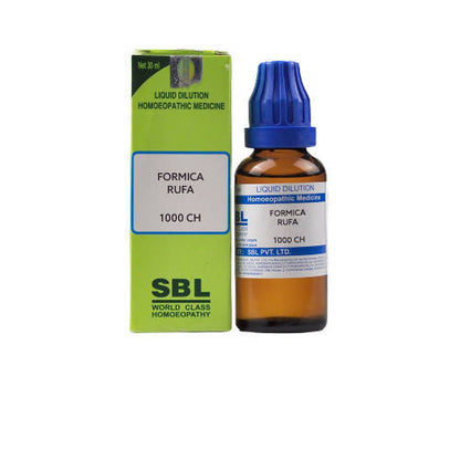 SBL Homeopathy Formica Rufa Dilution - BUDEN