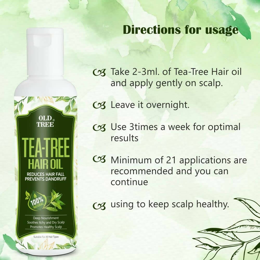 Old Tree Tea Tree Oil for Dry Hair & Scalp