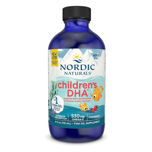 Nordic Naturals Children???s DHA For Omega 3 Fish Oil - Strawberry Flavour