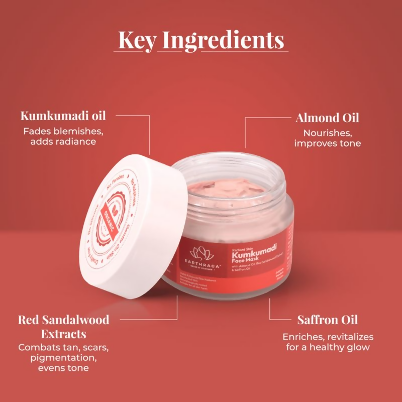 Earthraga Radiant Skin Kumkumadi Face Mask