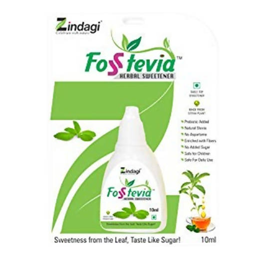 Zindagi Fosstevia Herbal Sweetener Liquid - 10ML