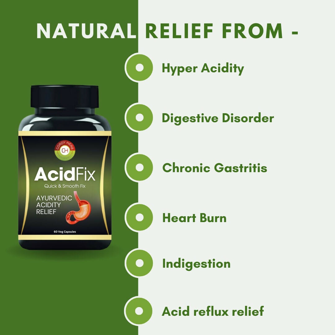 Cordy Herb AcidFix Herbal Capsules