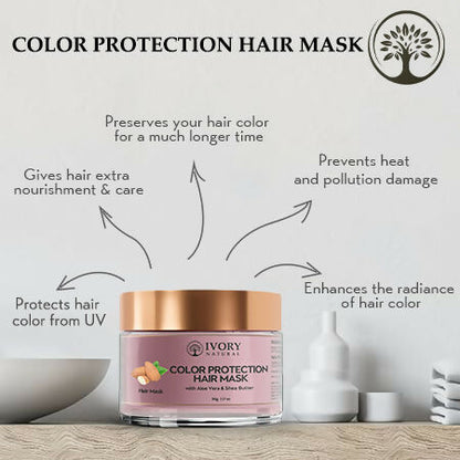 Ivory Natural Color Protection Mask For Color Fading & Maintain Nourishment For Both Men & Women
