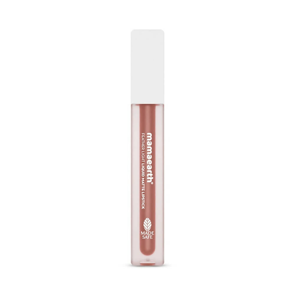 Mamaearth Feather Light Liquid Matte Lipstick - Nude Brown