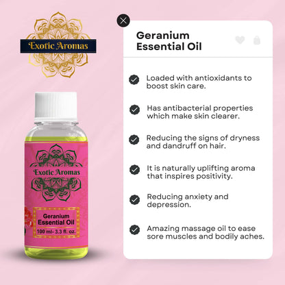 Exotic Aromas Geranium Essential Oil