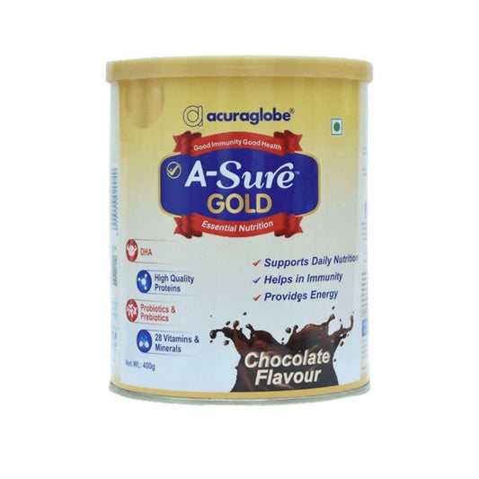 Acuraglobe A-Sure Gold Powder - Chocolate Flavor - BUDNE