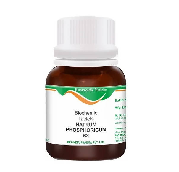 Bio India Homeopathy Natrum Phosphoricum Biochemic Tablets