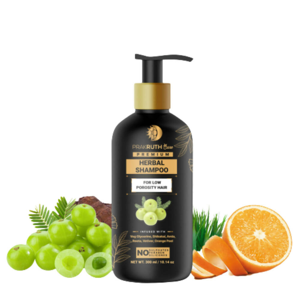 Prakruth Ayurvedic Premium Herbal Low Porosity Shampoo - BUDEN