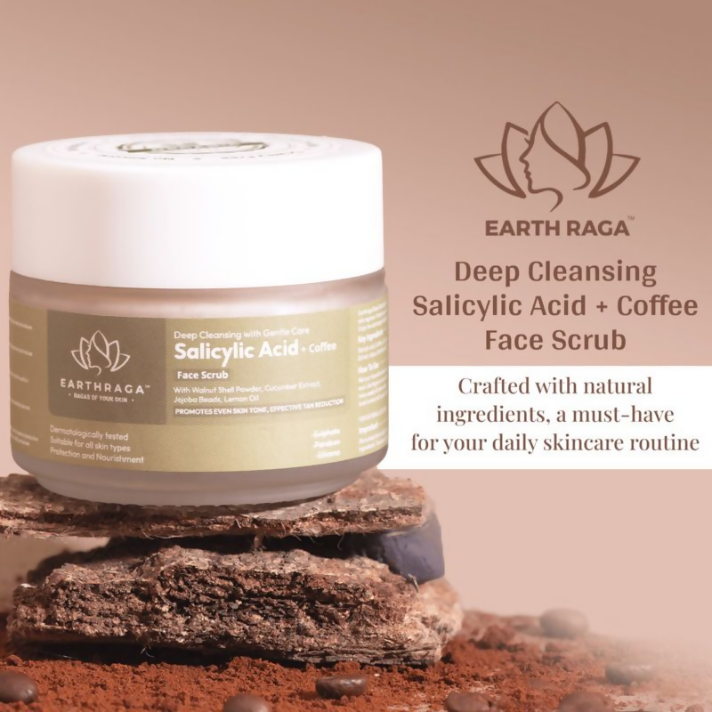 Earthraga Salicylic Acid And Coffee Face Scrub