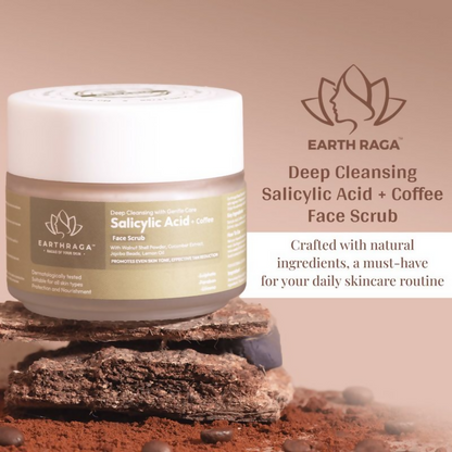 Earthraga Salicylic Acid And Coffee Face Scrub