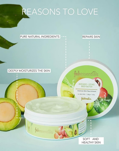 Fabessentials Avocado Lychee Body Butter