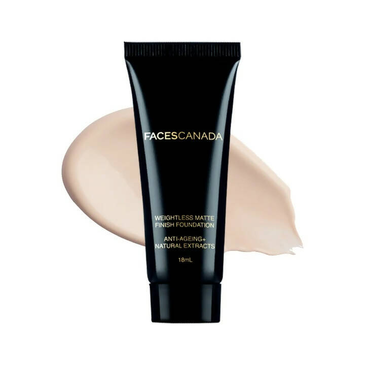 Faces Canada Weightless Matte Finish Foundation-Ivory 01 - BUDNE