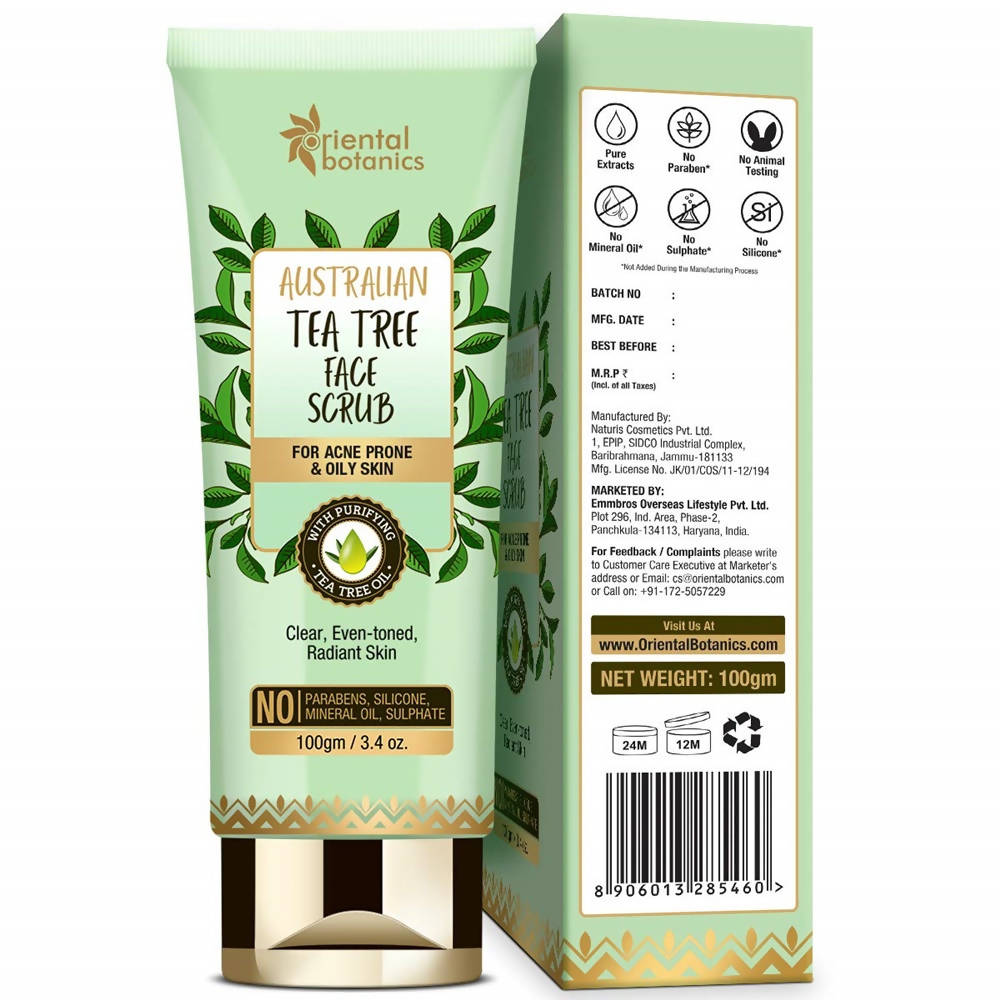 Oriental Botanics Australian Tea Tree Face Scrub