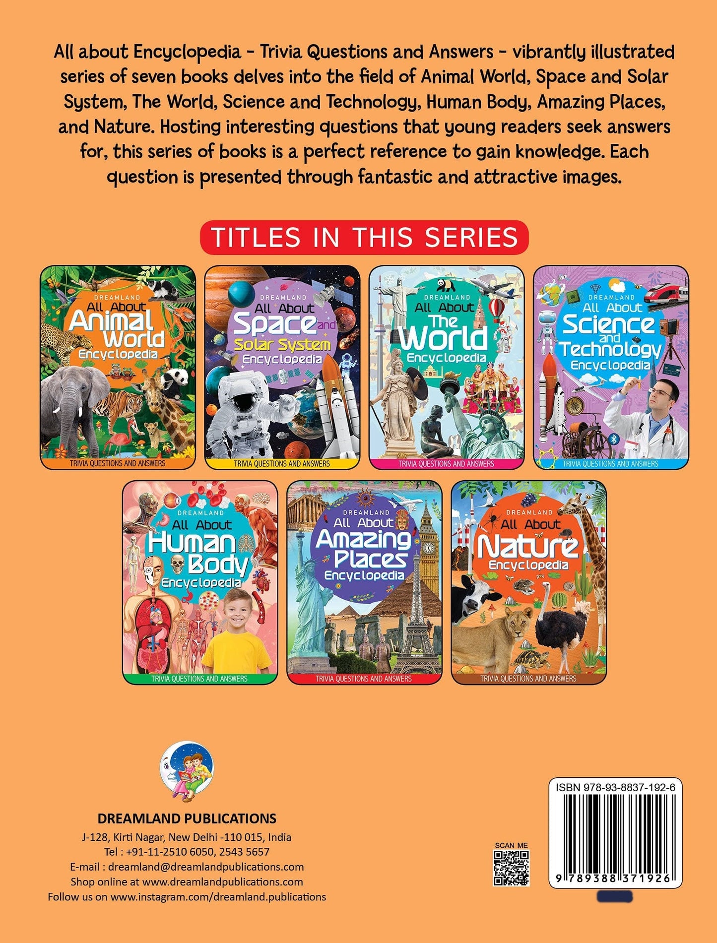 Dreamland Nature Encyclopedia for Children Age 5 - 15 Years- All About Trivia Questions and Answers