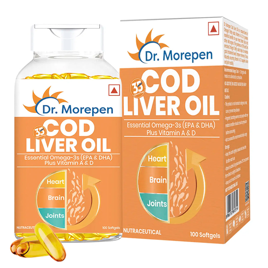 Dr. Morepen Cod Liver Oil Softgels